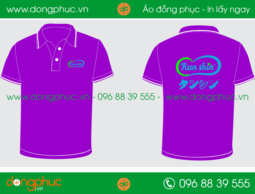 Áo phông đồng phục công ty Kunshin